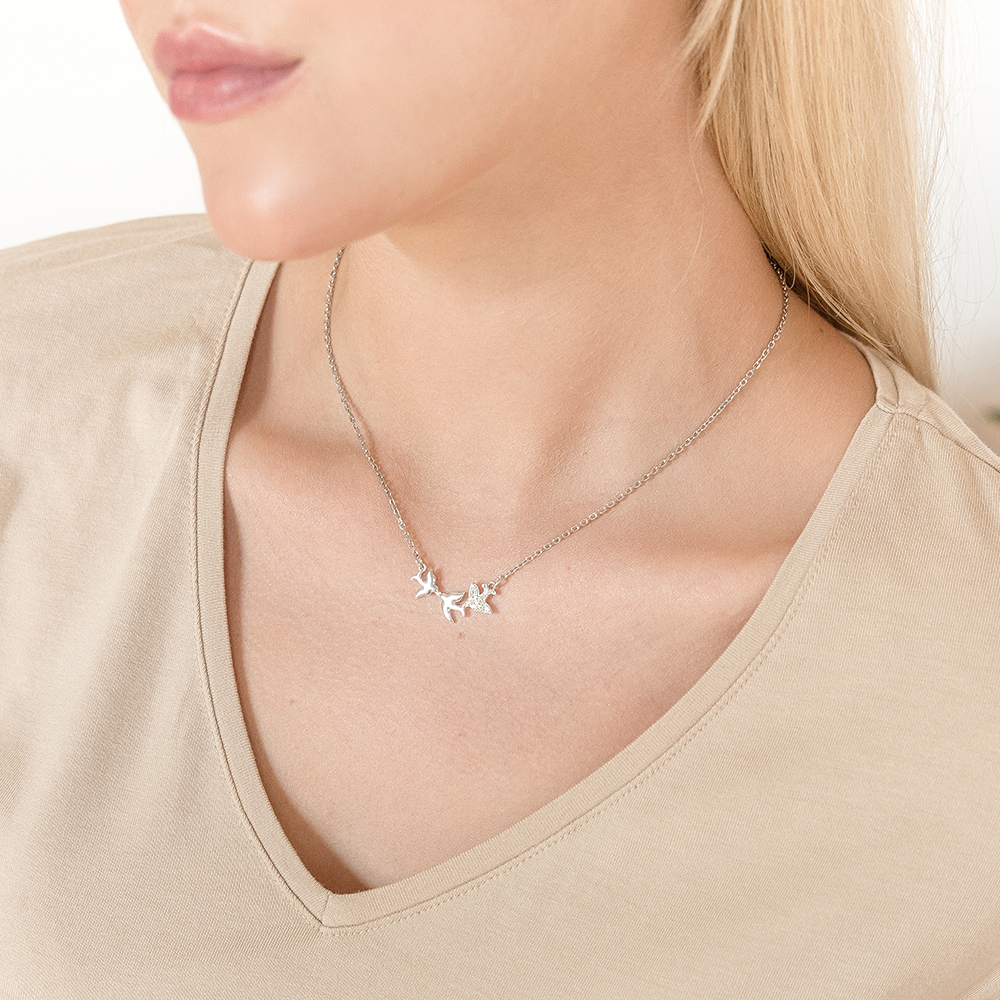 Срібне кольє (1066) - 2