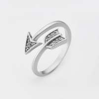 Срібна безрозмірна каблучка Стріла (3824) Рекомендації для вас