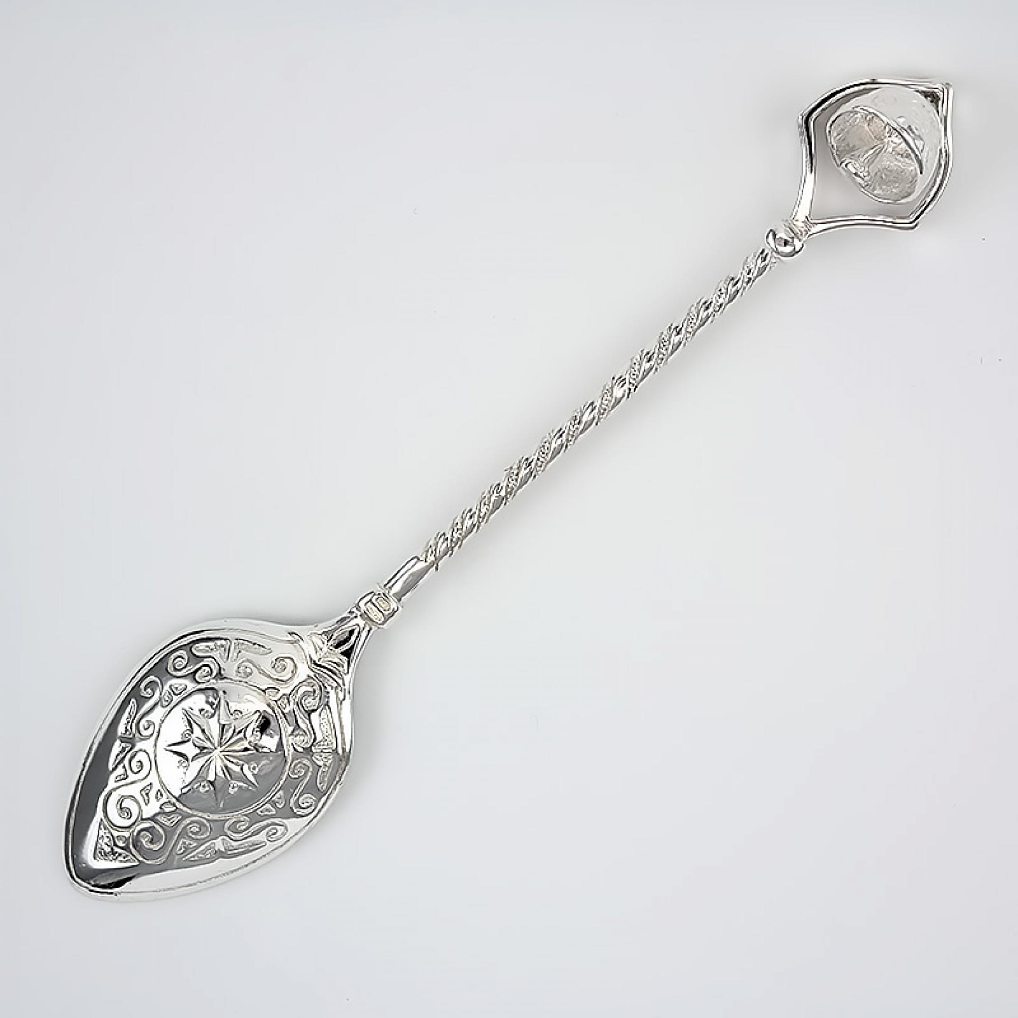 Срібна ложка з дзвіночком (9806)