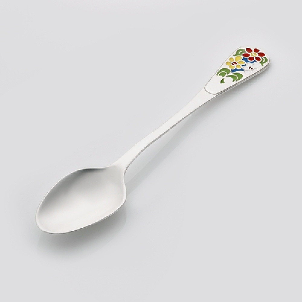 Срібна ложка Квіти (9822) - 1