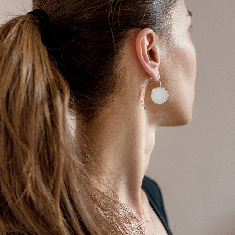 Срібні сережки (4766) - 10