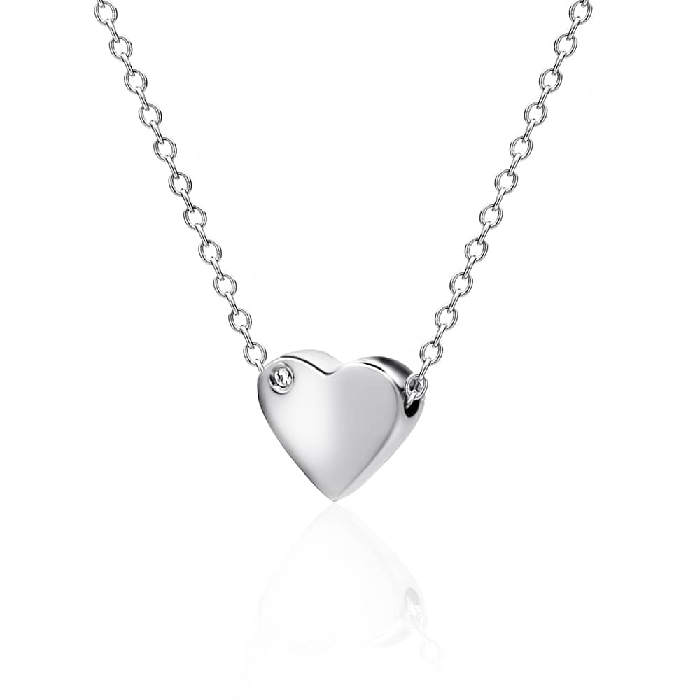 Срібне кольє Серце (1090) - 1