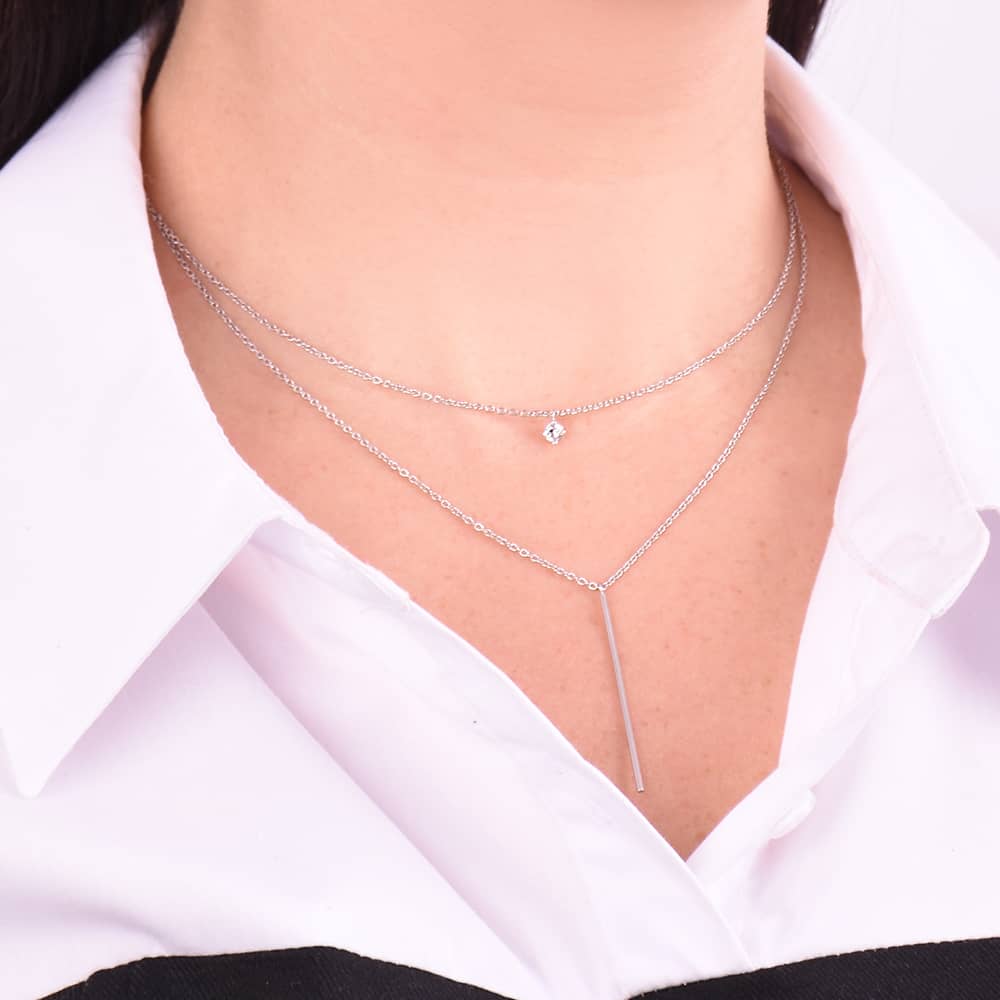 Срібне кольє (1092) - 1