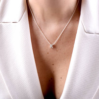 Срібне кольє з літерою К (1103-К) Нещодавно переглянуті - 2