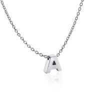 Срібне кольє з літерою А (1105-А) Нещодавно переглянуті