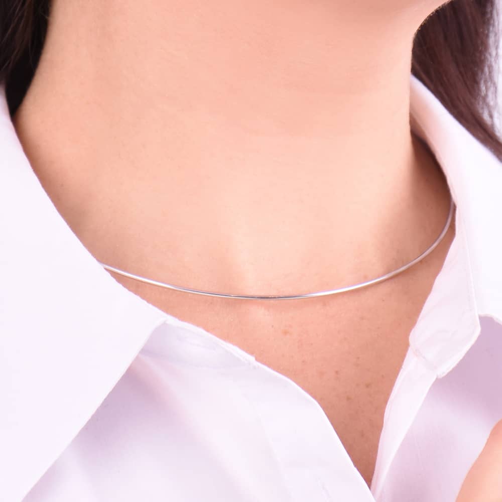 Срібне кольє Струна (1200) - 1