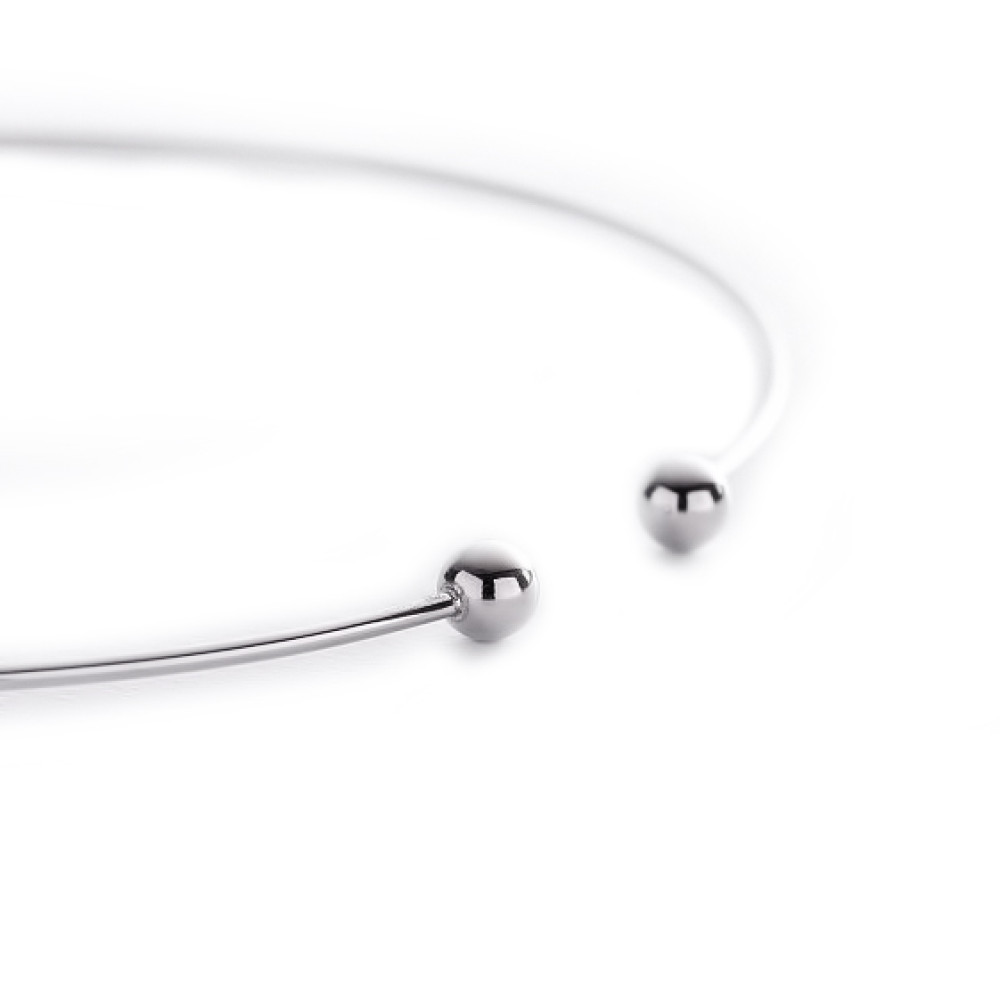 Срібне кольє чокер Кульки (1204) - 1