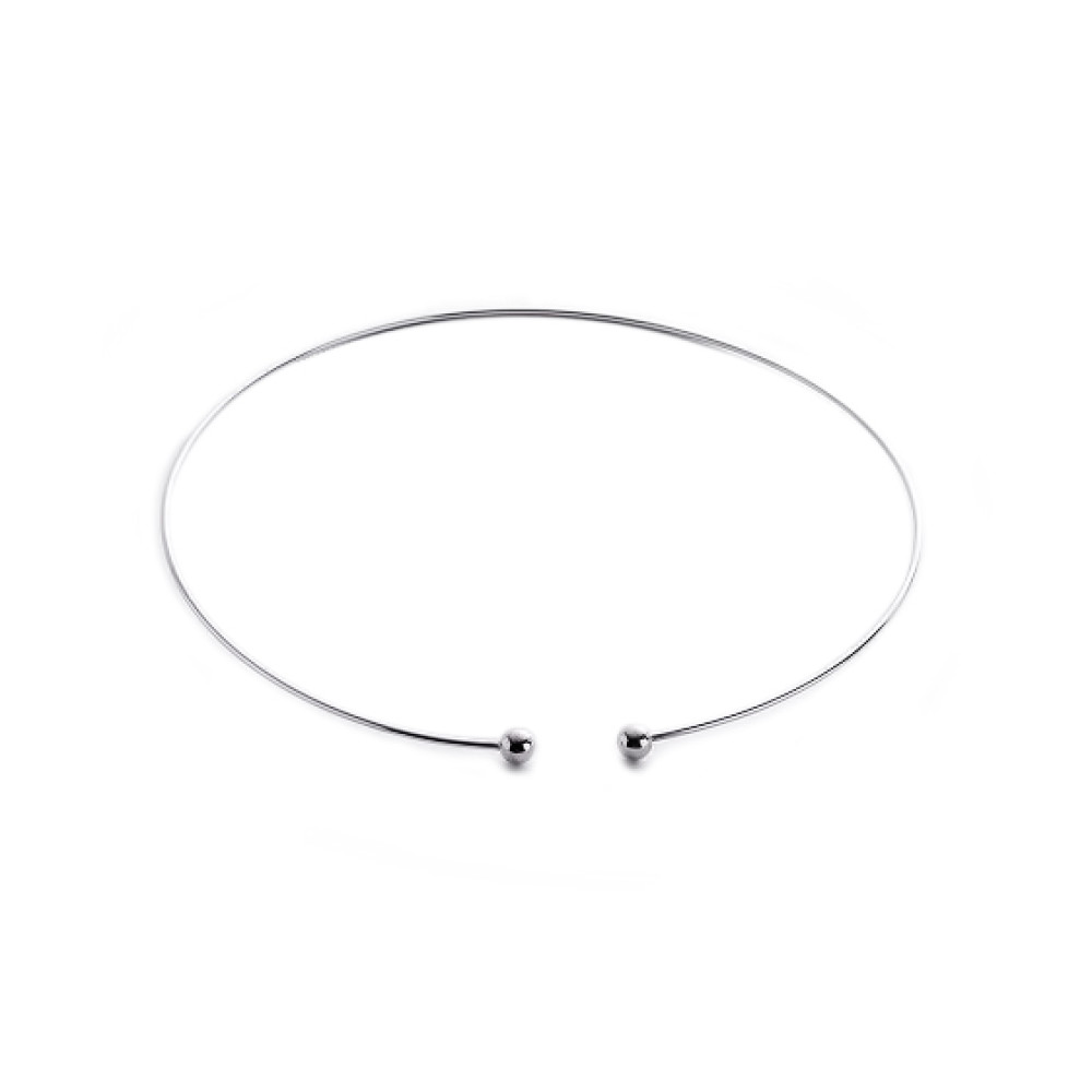 Срібне кольє чокер Кульки (1204) - 2