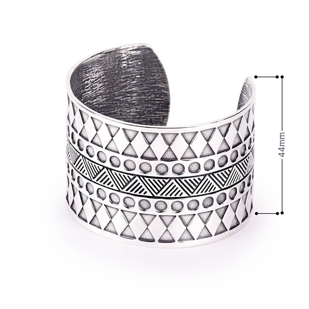 Срібний браслет з орнаментом (2051) - 8