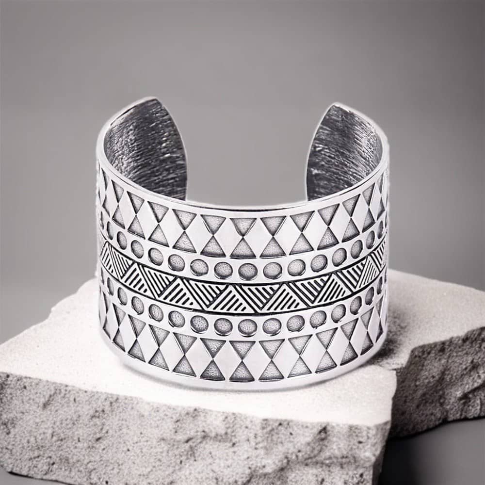 Срібний браслет з орнаментом (2051) - 7