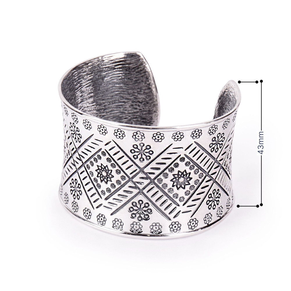 Срібний браслет з орнаментом (2053) - 5