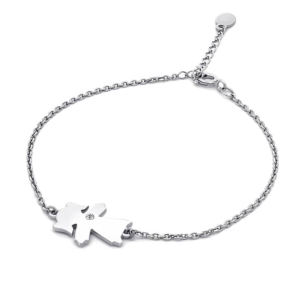 Срібний браслет Дівчинка (2077) - 1