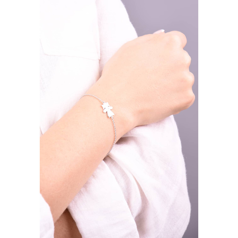 Срібний браслет Дівчинка (2077) - 4