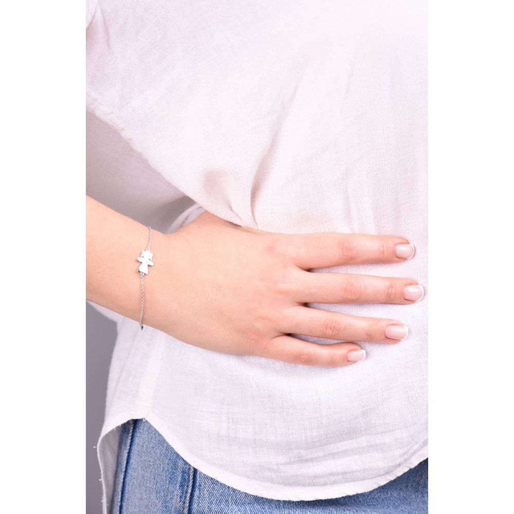 Срібний браслет Дівчинка (2077) - 5