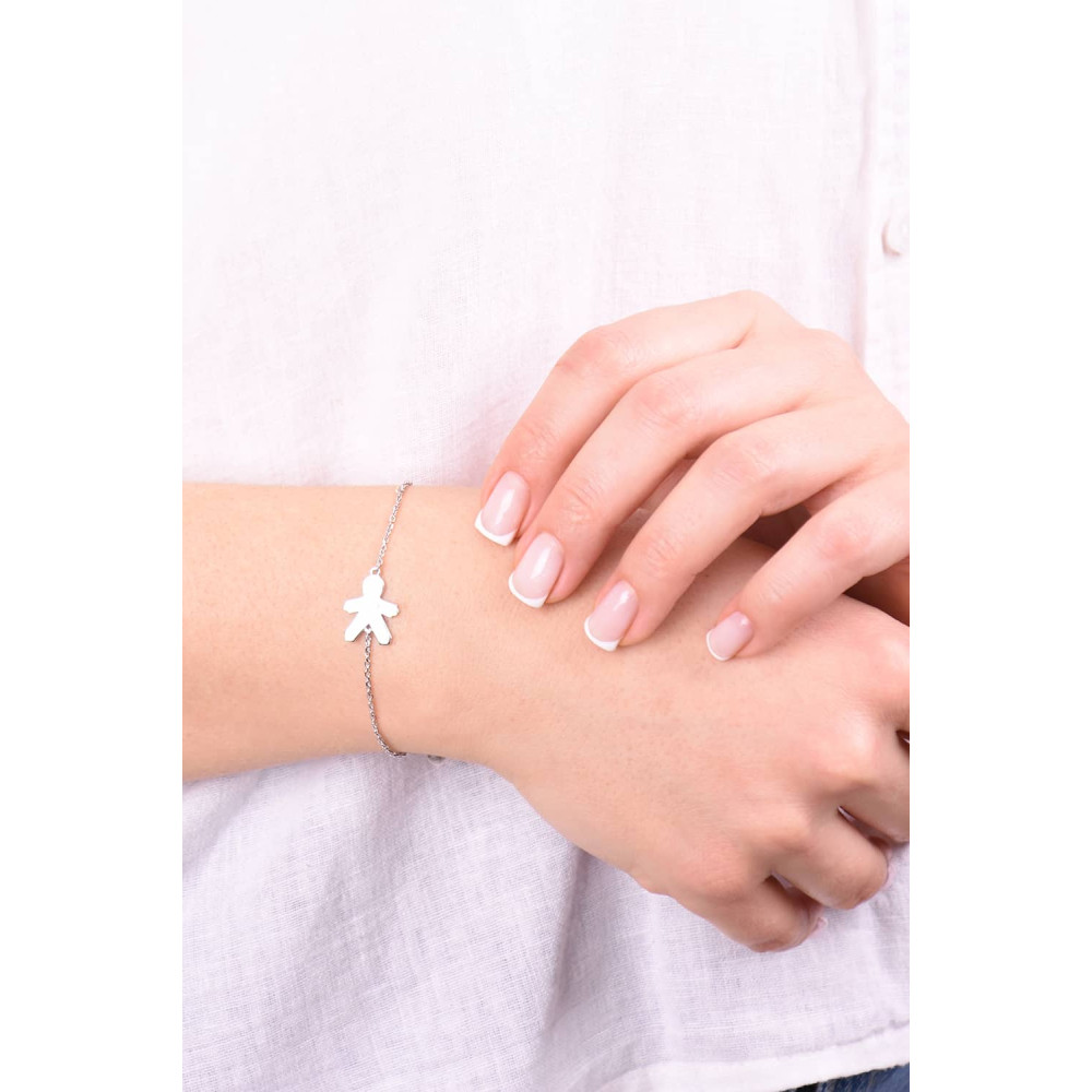 Срібний браслет Хлопчик (2078) - 4