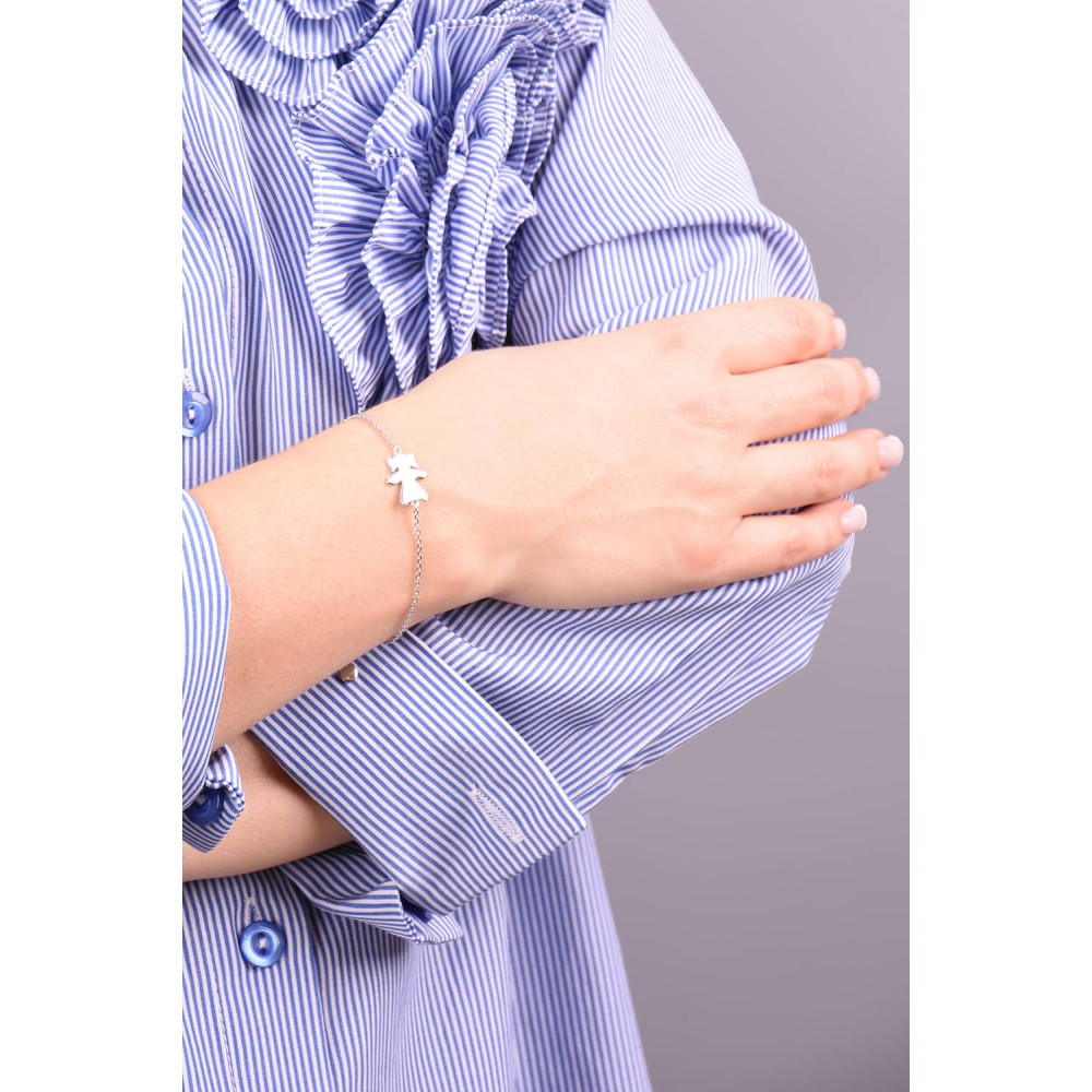 Срібний браслет Дівчинка (2079) - 2