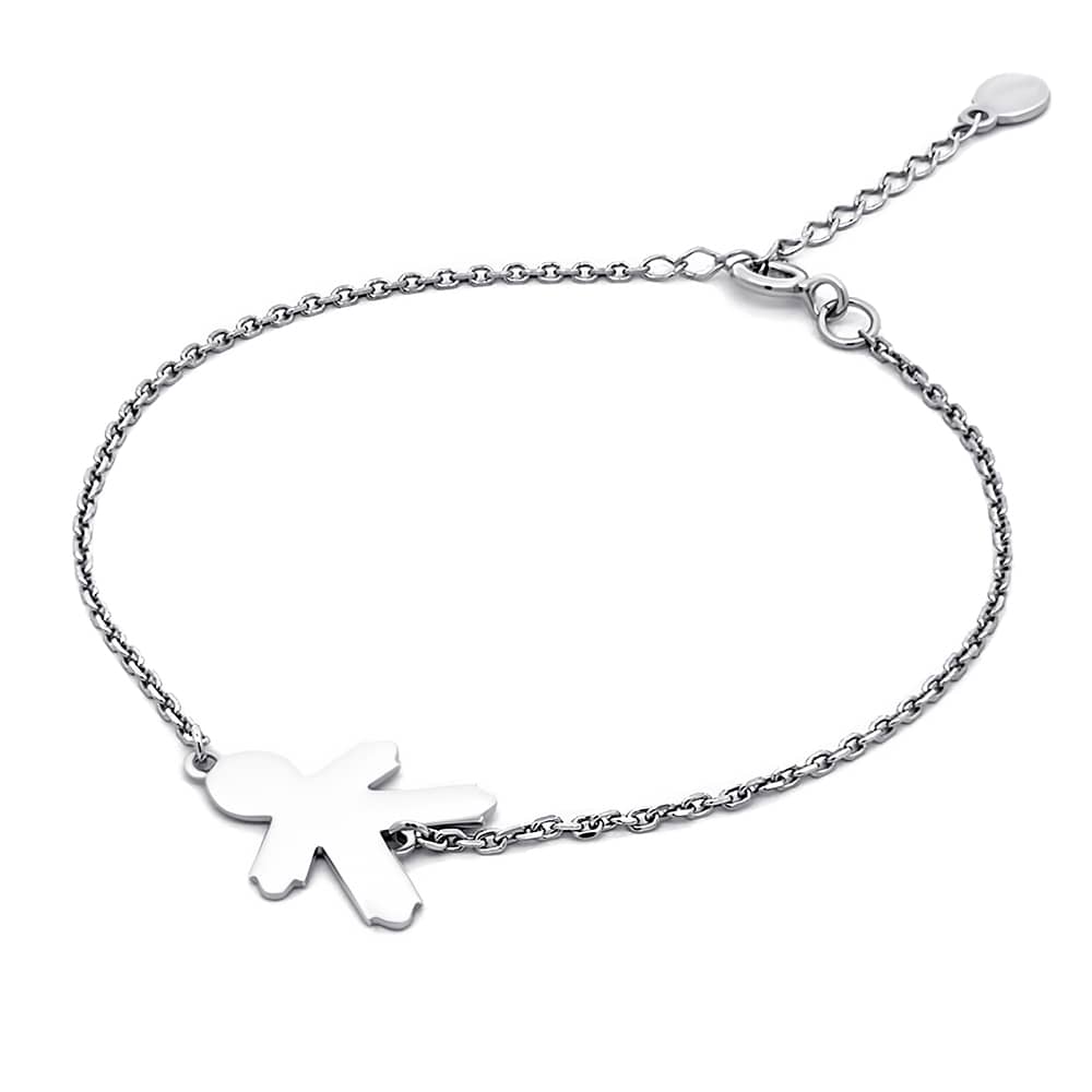 Срібний браслет Хлопчик (2080) - 1