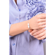 Срібний браслет Хлопчик і дівчинка (2084) - 2