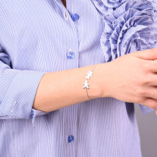 Срібний браслет Хлопчик і дівчинка (2090) - 2