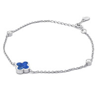 Срібний браслет Конюшина з лазуритом (2097.3) Рекомендації для вас