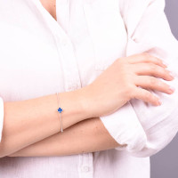 Срібний браслет Конюшина з лазуритом (2097.3) Рекомендації для вас - 2