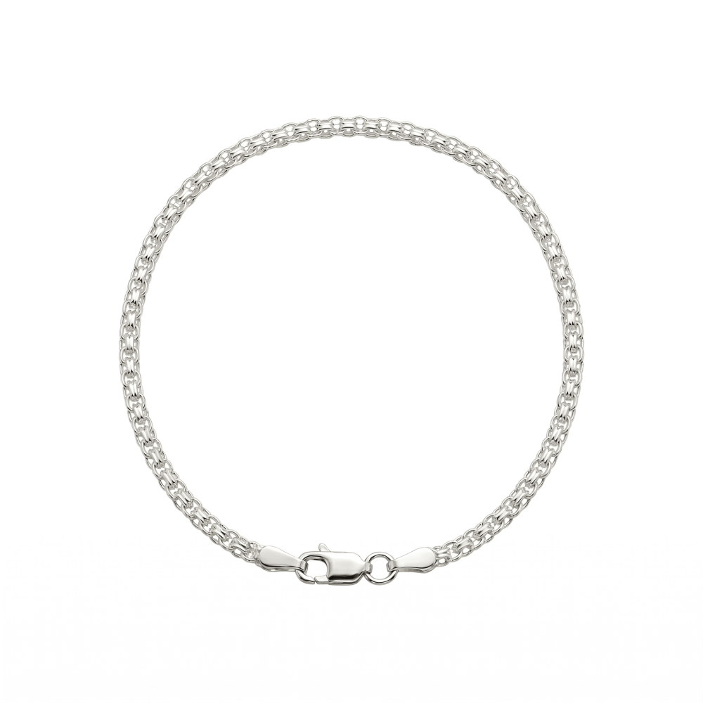 Серебряный браслет Якорь двойной (26007.50) - 1