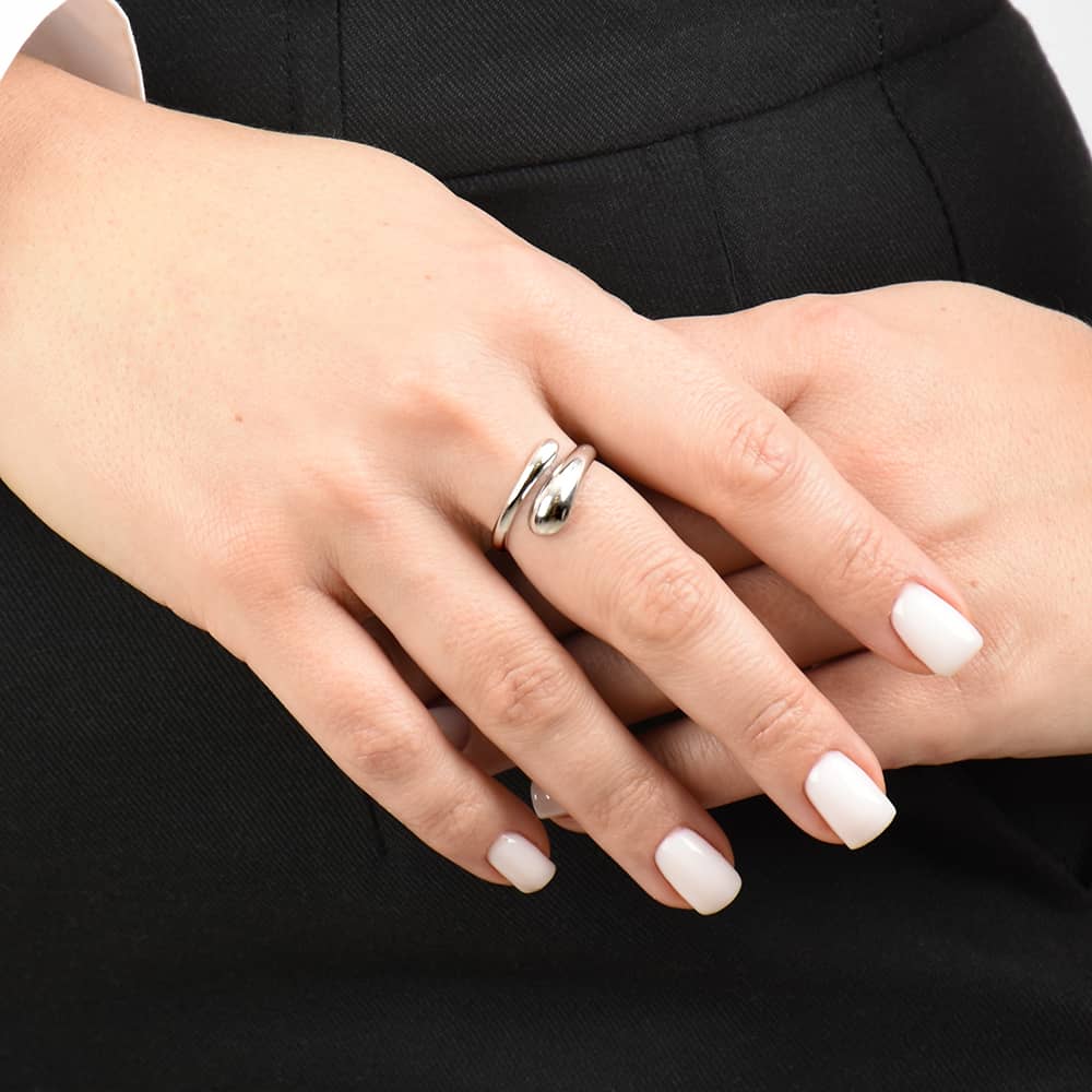 Срібна безрозмірна каблучка (3745) - 2