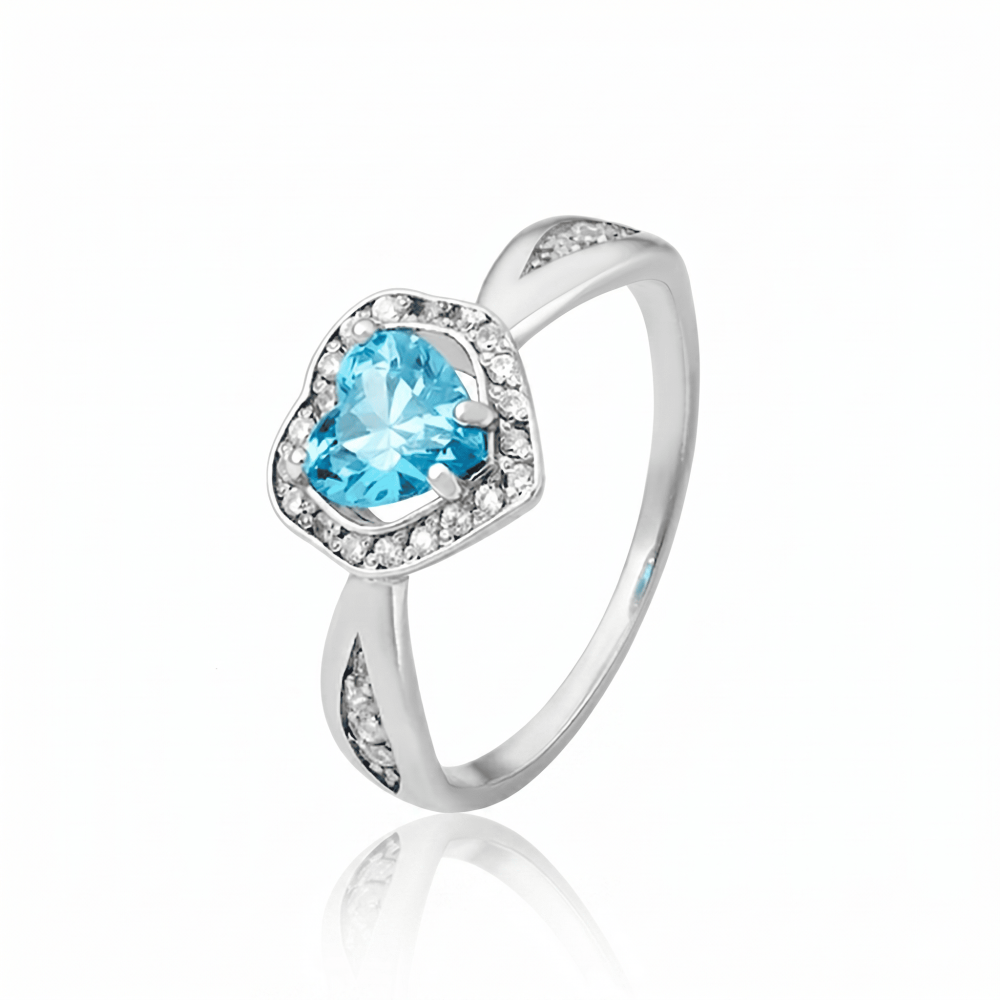 Серебряное кольцо Сердце (3750) - 1