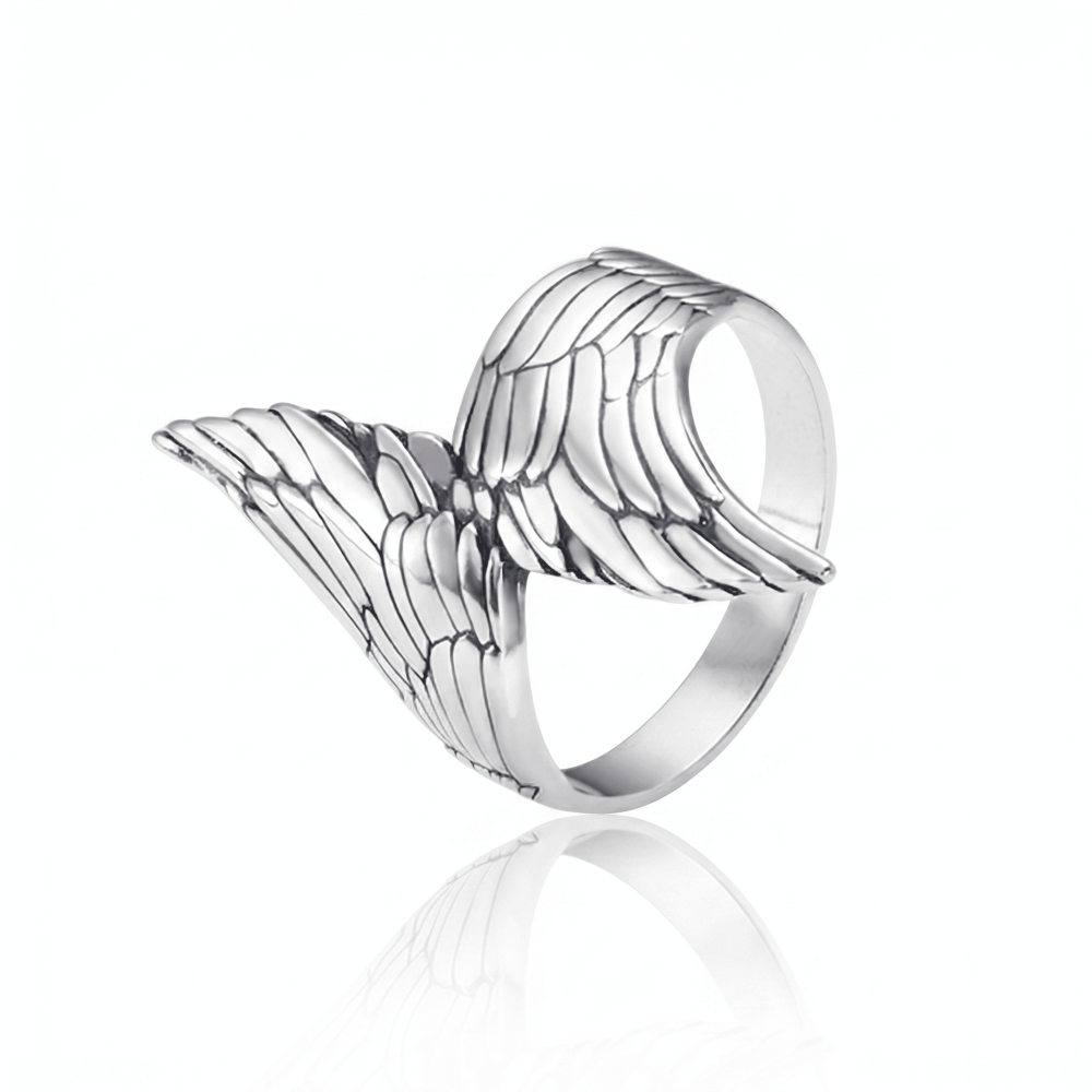Серебряное кольцо Крылья Ангела (3757) - 1