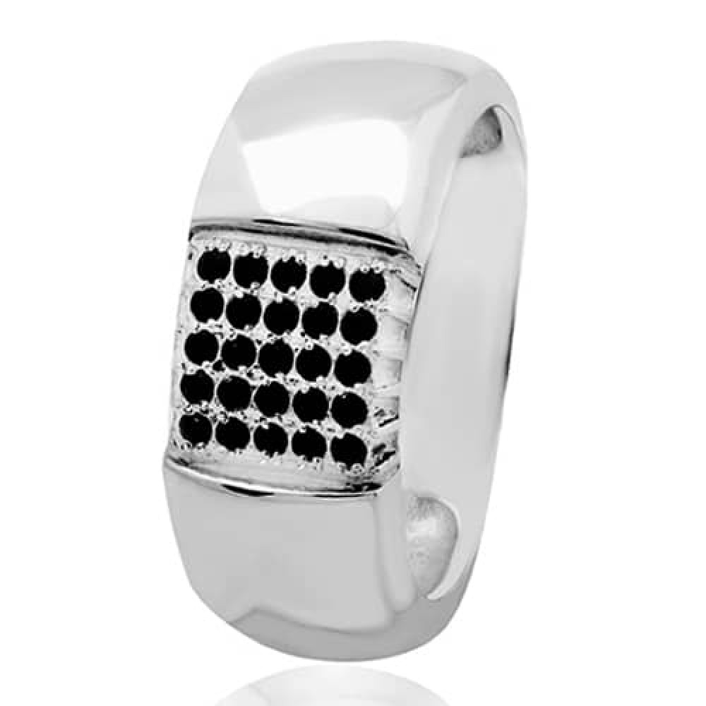 Срібна каблучка (3801ч) - 1