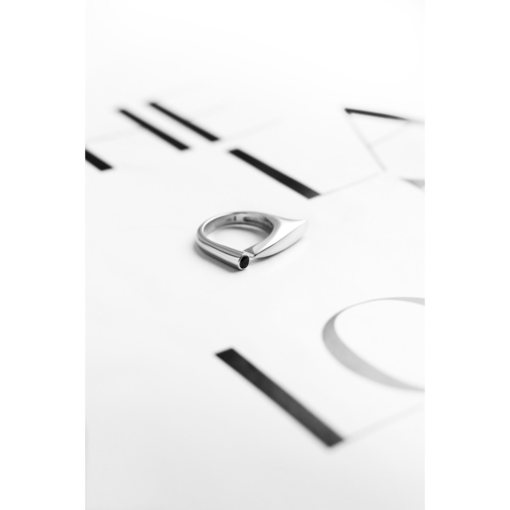 Срібна безрозмірна каблучка (3804) - 5