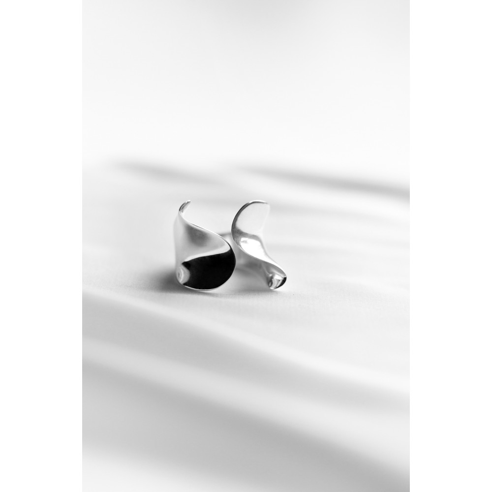 Срібна безрозмірна каблучка (3805) - 4