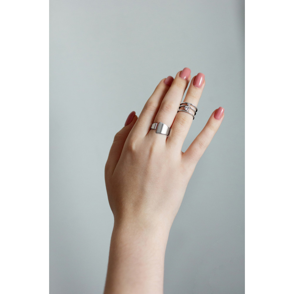 Срібна безрозмірна каблучка (3820) - 3