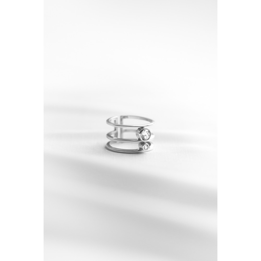 Срібна безрозмірна каблучка (3820) - 2