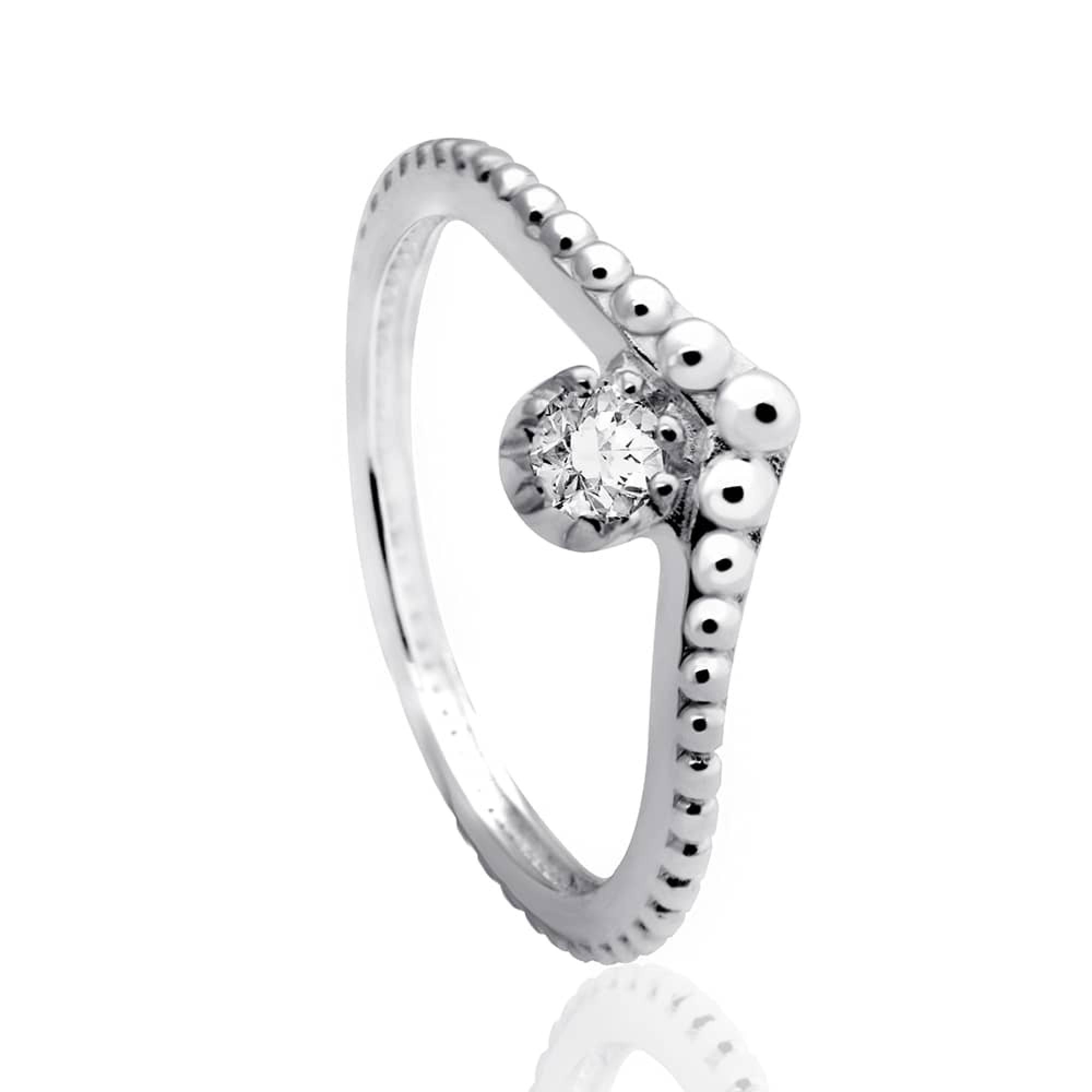 Женское серебряное кольцо (3845)