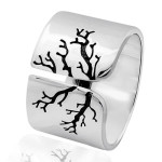 Срібна каблучка (3850) - комплект