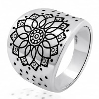 Срібна каблучка Сонце ацтеків (3852) Рекомендації для вас