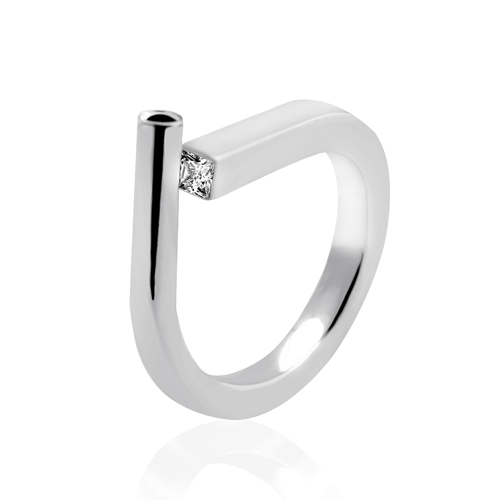 Срібна каблучка Спокуса (3865) - 1