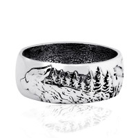 Срібна каблучка Вовки (3870) Рекомендації для вас