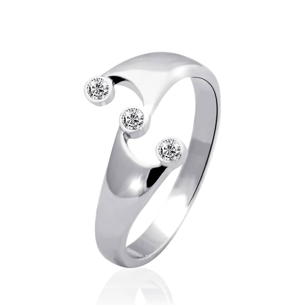 Срібна каблучка (3881) - 1