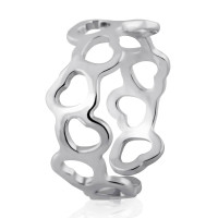 Жіноча срібна безрозмірна каблучка (3911) Рекомендації для вас