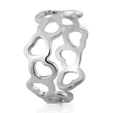 Жіноча срібна безрозмірна каблучка (3911)