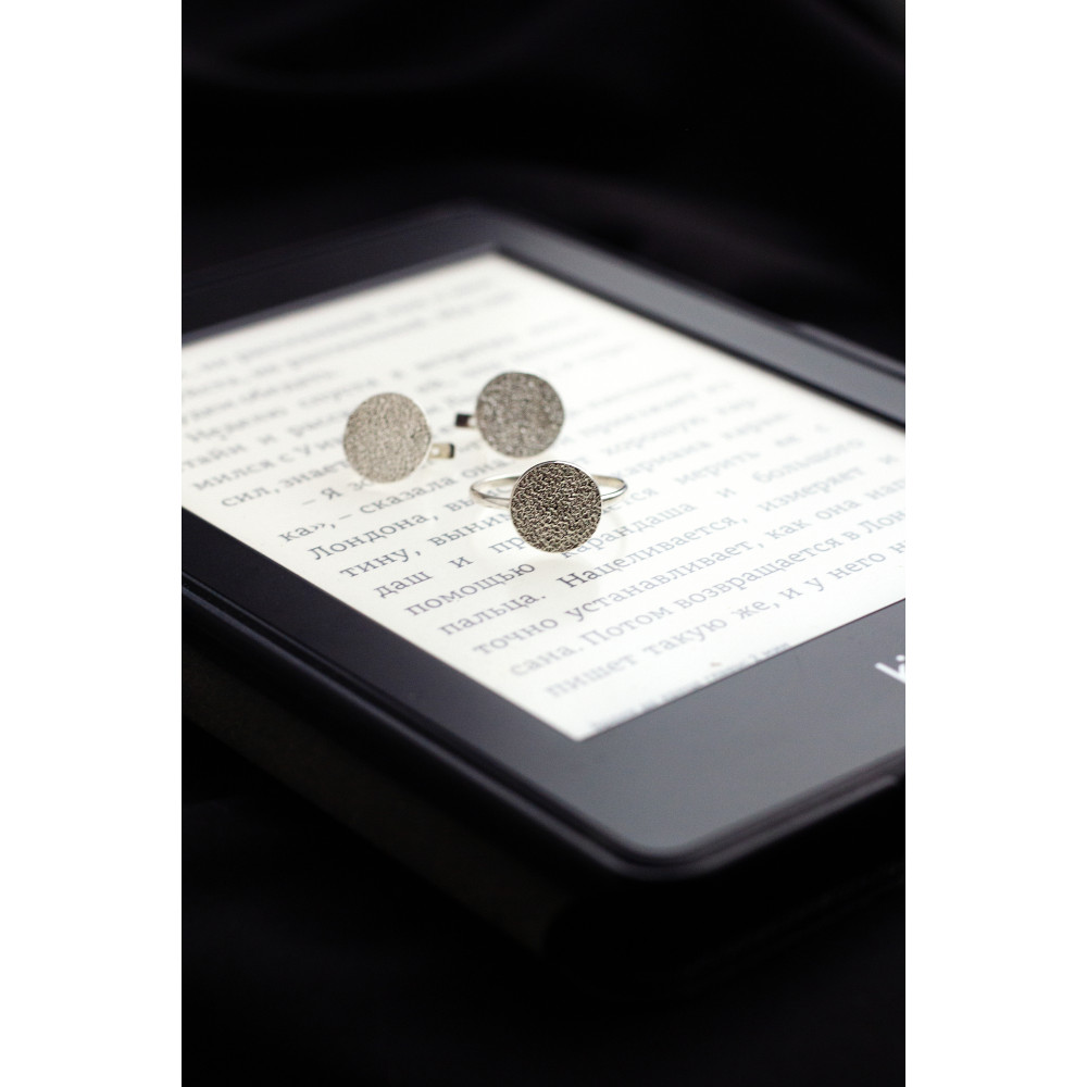 Срібні сережки (4980-1) - 5