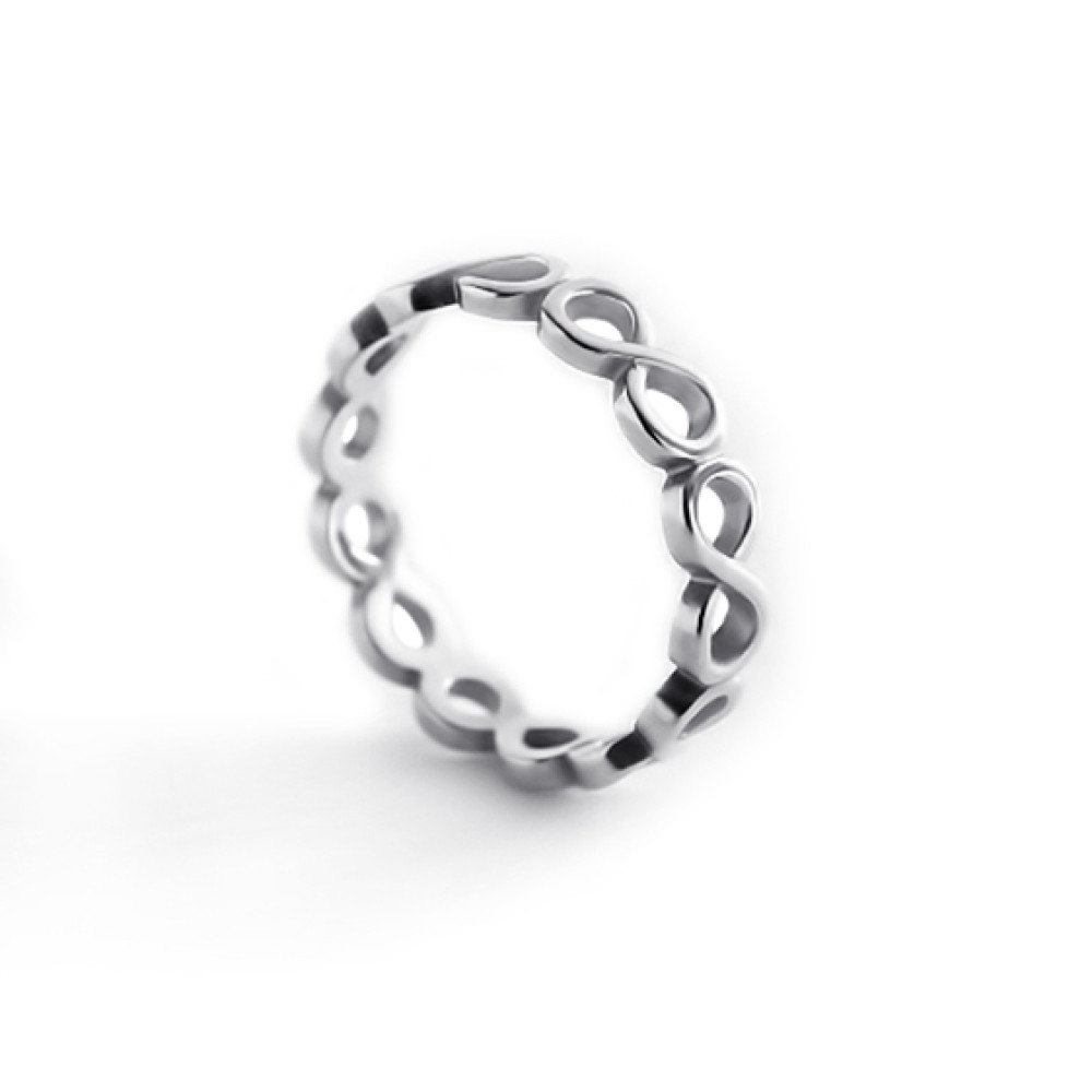 Срібна каблучка Нескінченність (3946) - 1