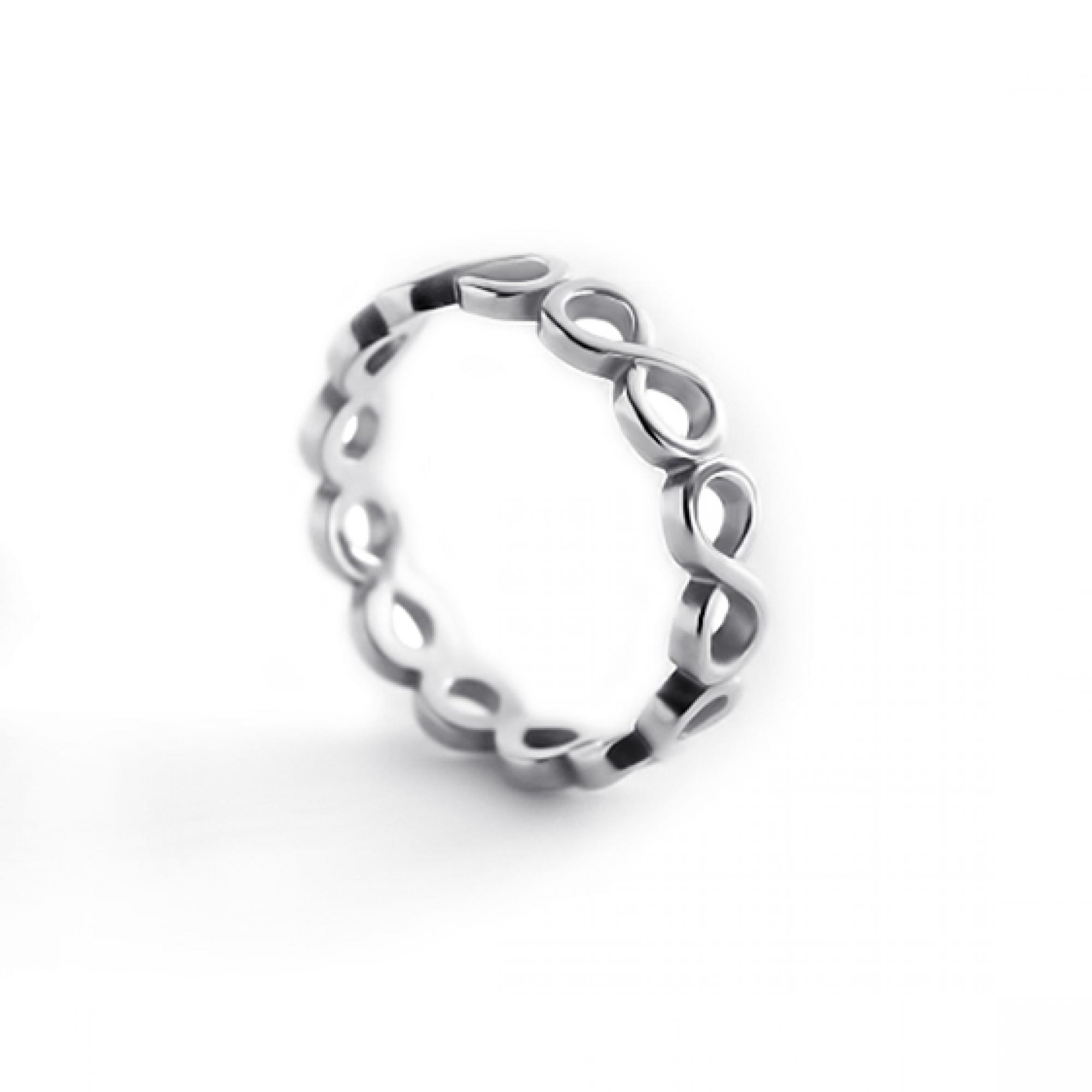 Серебряное кольцо Бесконечность (3946)