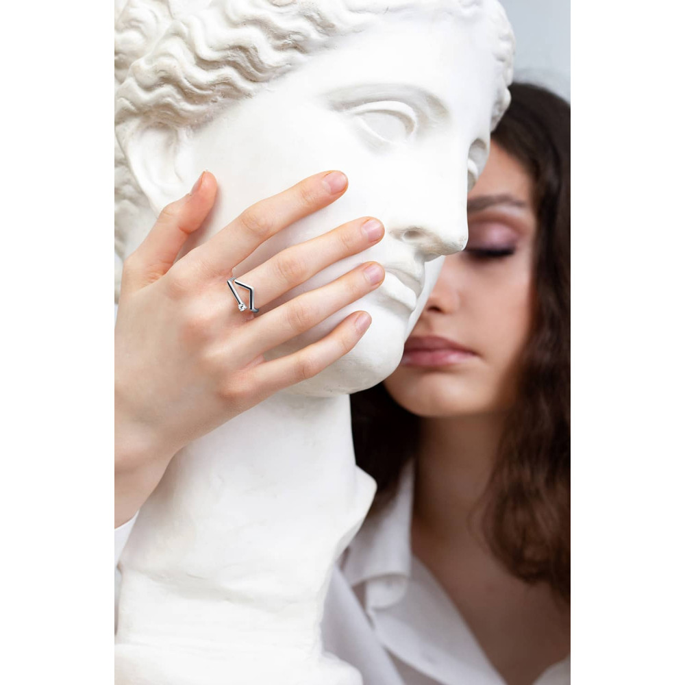 Срібна каблучка (3953) - 6