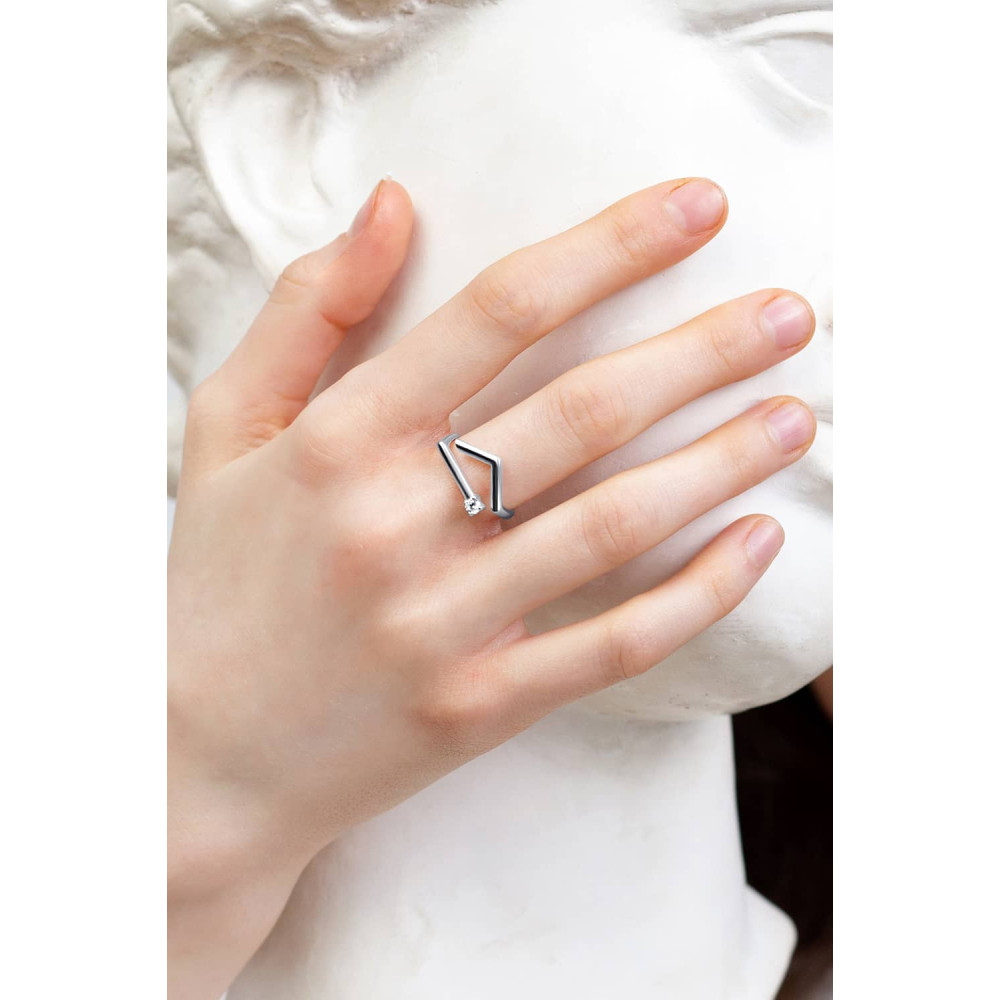 Срібна каблучка (3953) - 7