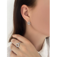Серебряные серьги (40008) - 2