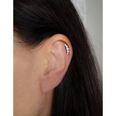 Срібна сережка для хеліксу (40001)