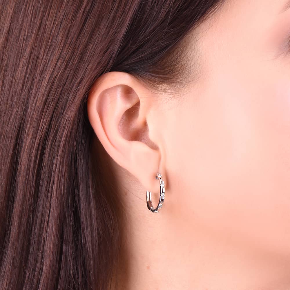 Срібні сережки (40002) - 2